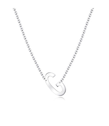 Letter G Silver Necklace SPE-5521